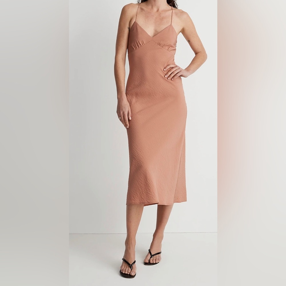 Madewell Layton Midi Slip Dress NWT Size 6